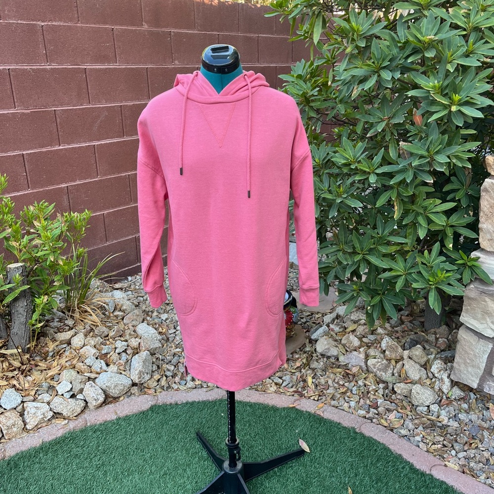 VENUS Pink Hoodie Dress
